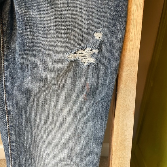 Girls L Gap Distressed Denim Overalls - Picture 2 of 5